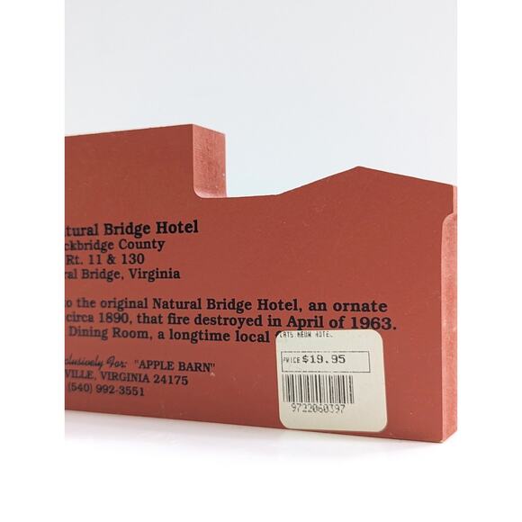 The Cat’s Meow Village Shelf Sitter – Natural Bridge Hotel, Virginia (1997) - Picture 10 of 14